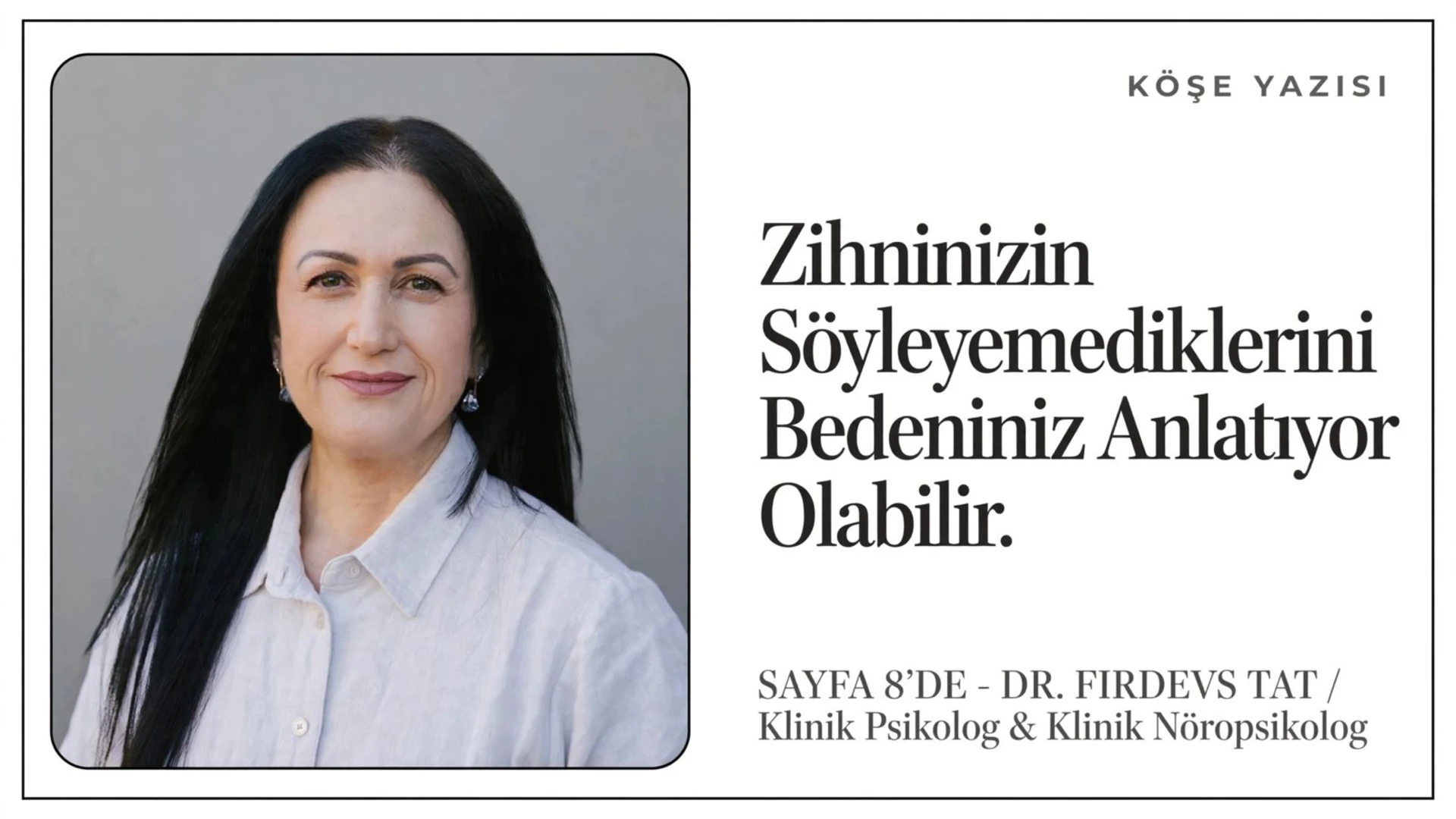 Zihninizin Söyleyemediklerini Bedeniniz Anlatıyor Olabilir