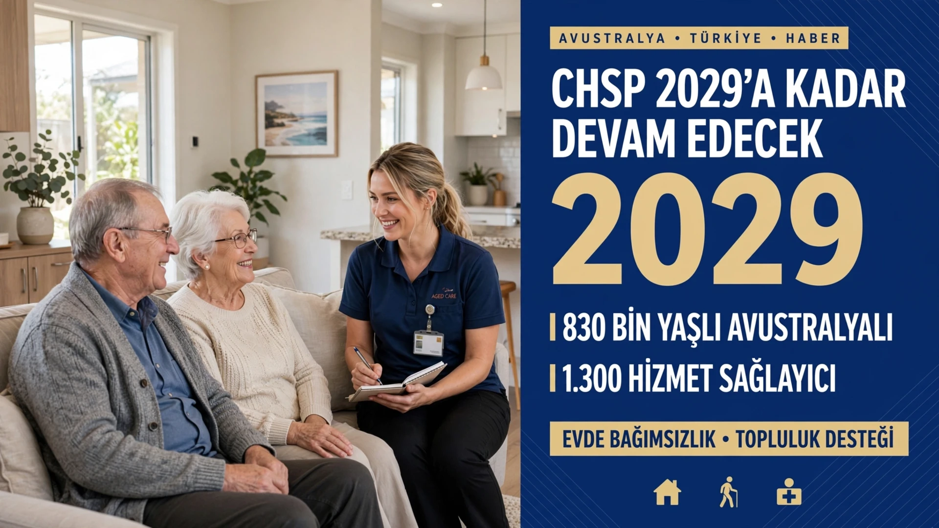 830 bin yaşlı Avustralyalı için destek programında karar