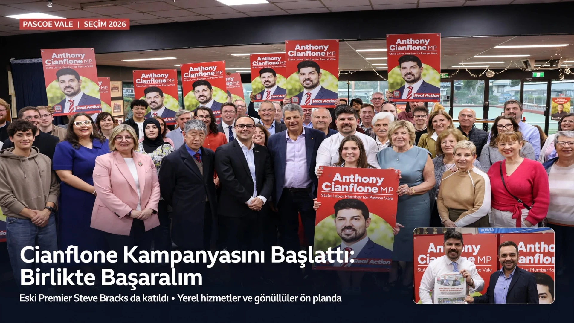 Anthony Cianflone’dan Pascoe Vale’de Seçim Kampanyası