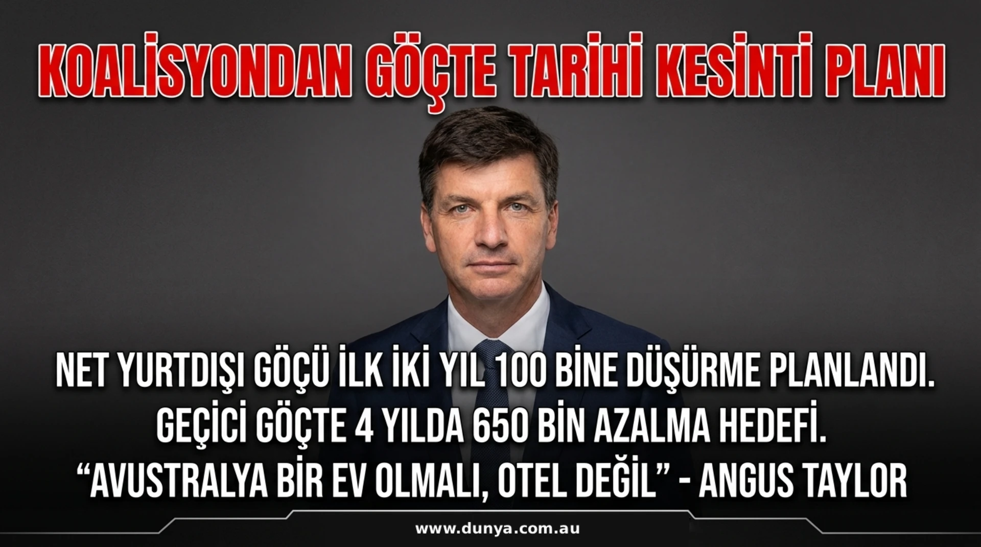 Avustralya’da Göçte Tarihi Kesinti Planı: Hedef 100 Bin