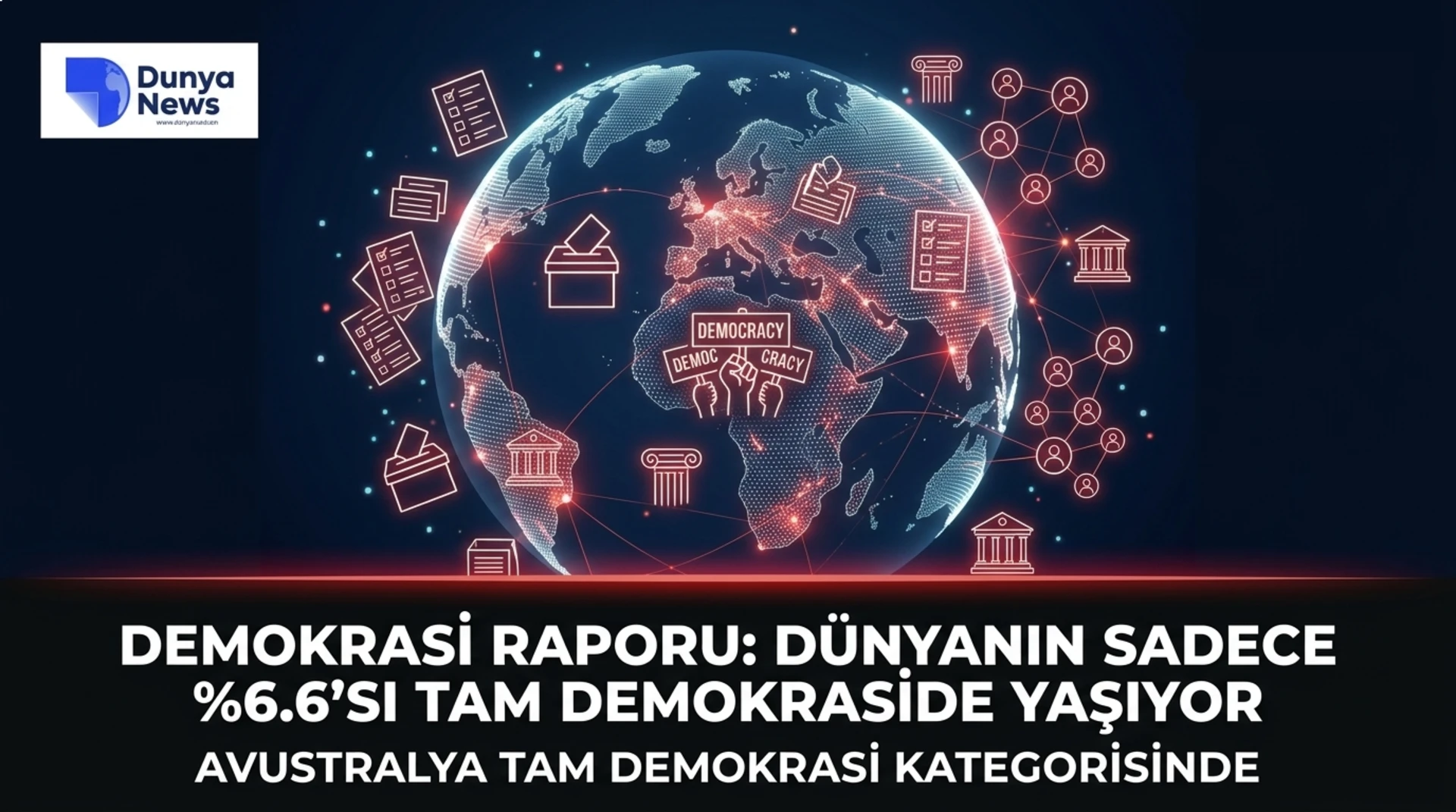 Avustralya demokrasi sıralamasında üst grupta