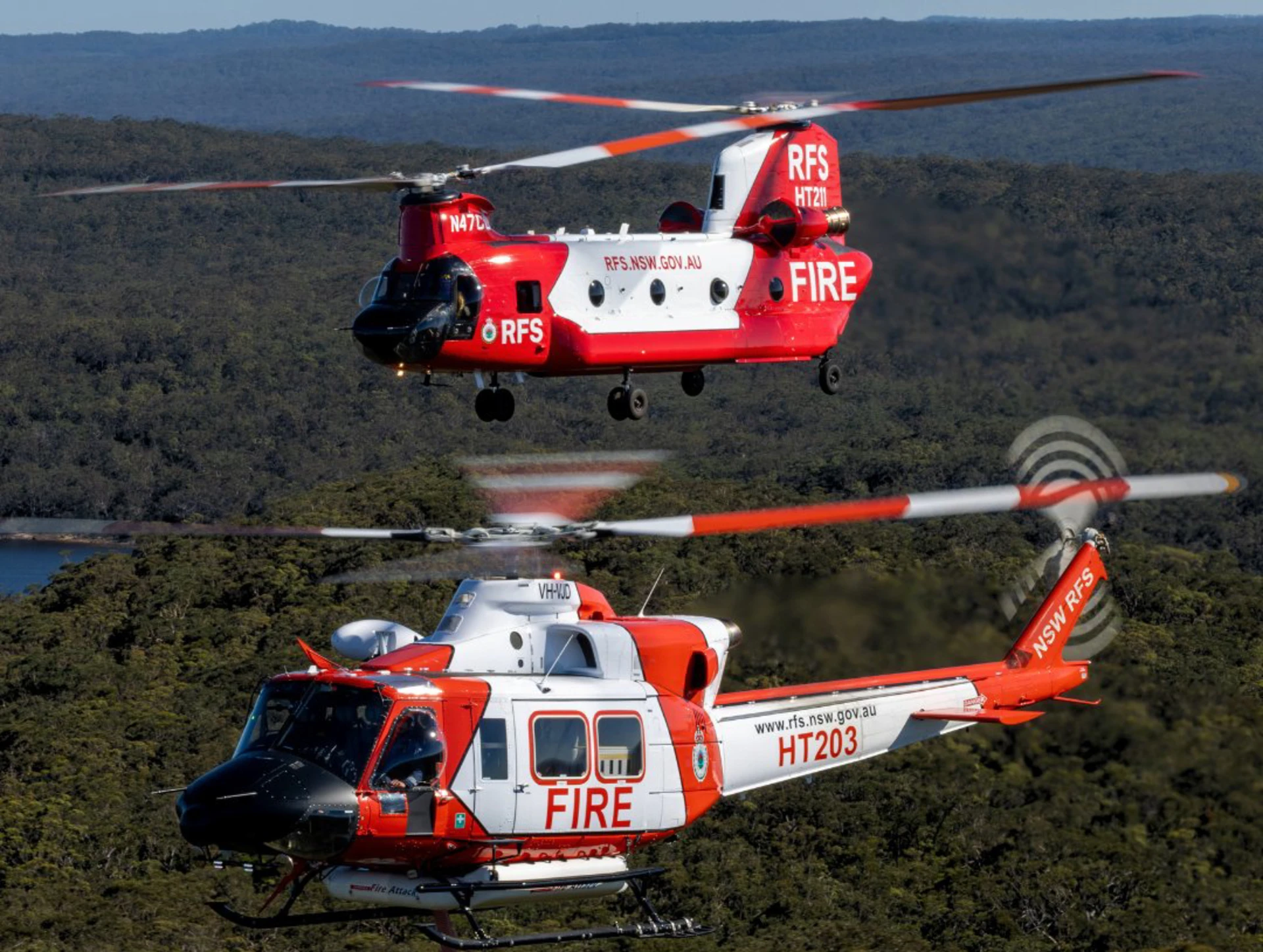 NSW RFS ilk kez Avrupa'ya hava desteği gönderiyor