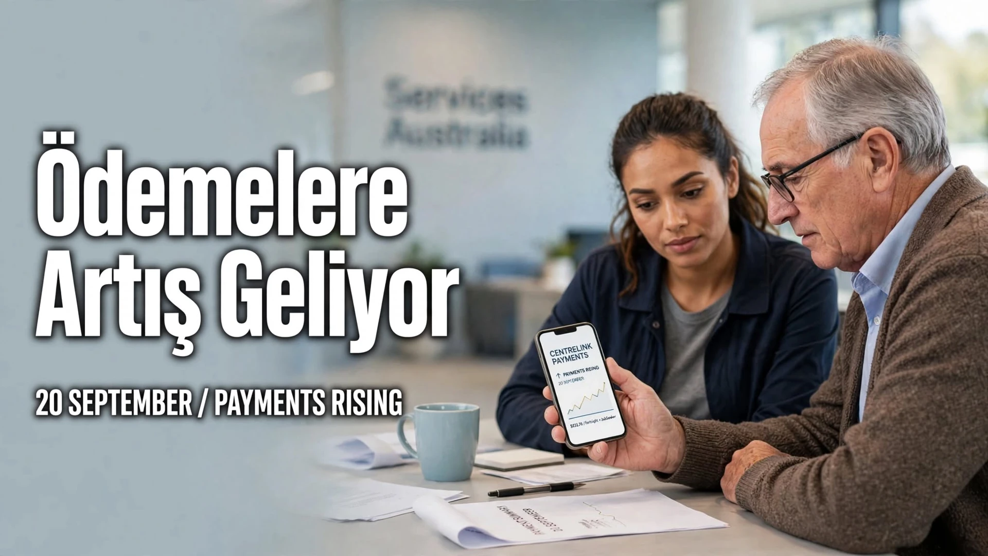 Centrelink ödemelerinde artış