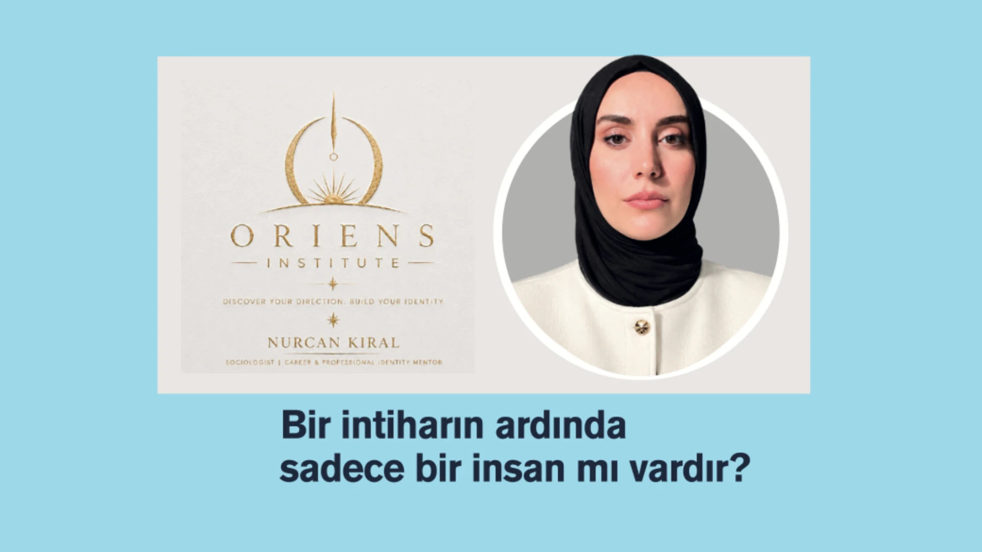 Bir İntiharın Ardında Sadece Bir İnsan mı Vardır?